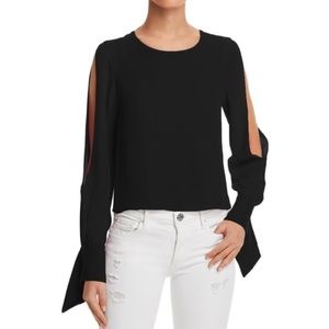 NWT Ramy Brook Addy Slit Sleeve Top